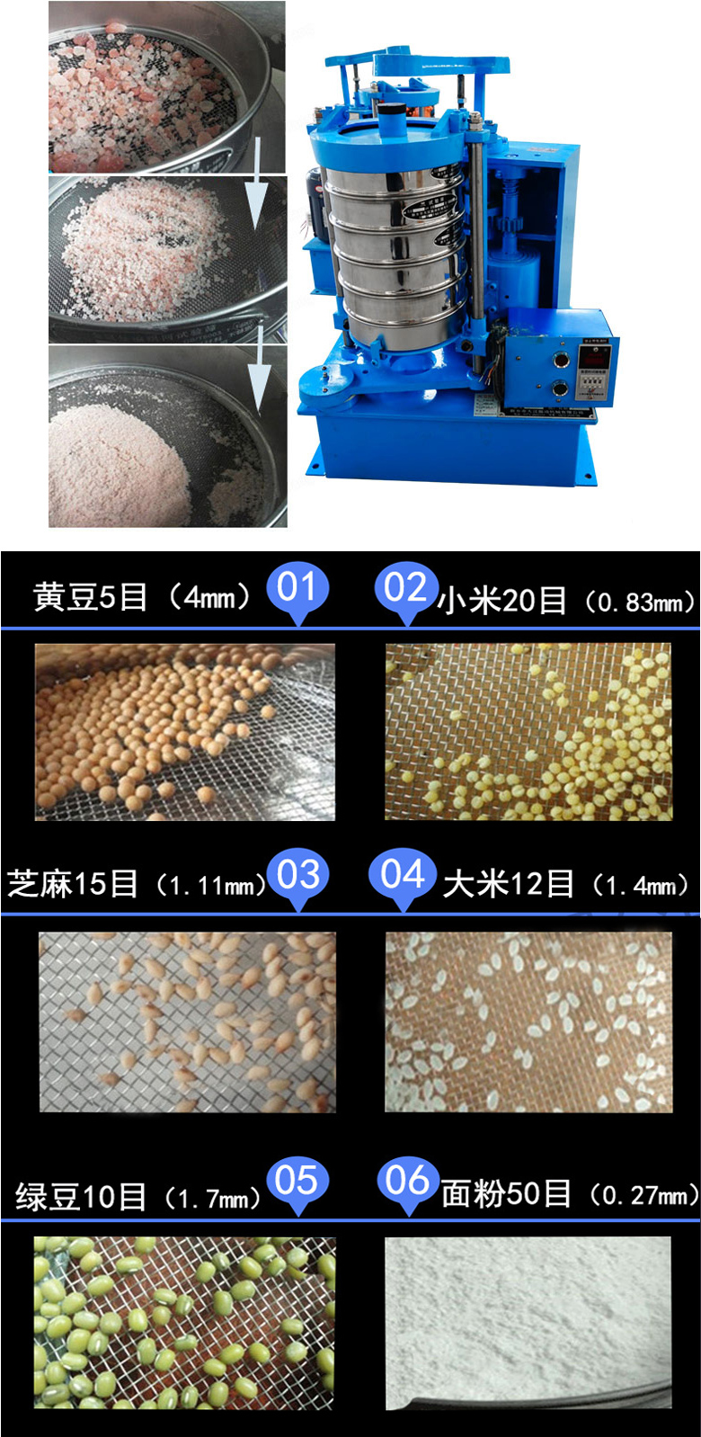 拍擊篩主要應(yīng)用范圍在化肥，建筑，化工，食品，醫(yī)藥，金屬等行業(yè)中
