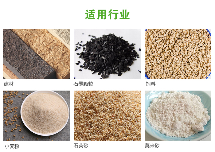 高頻振動篩主要用于化工，建材，石墨顆粒，飼料，小麥粉，石英砂，豆?jié){，果汁等各種物料的干法、濕法篩分、分級、脫水，過濾。